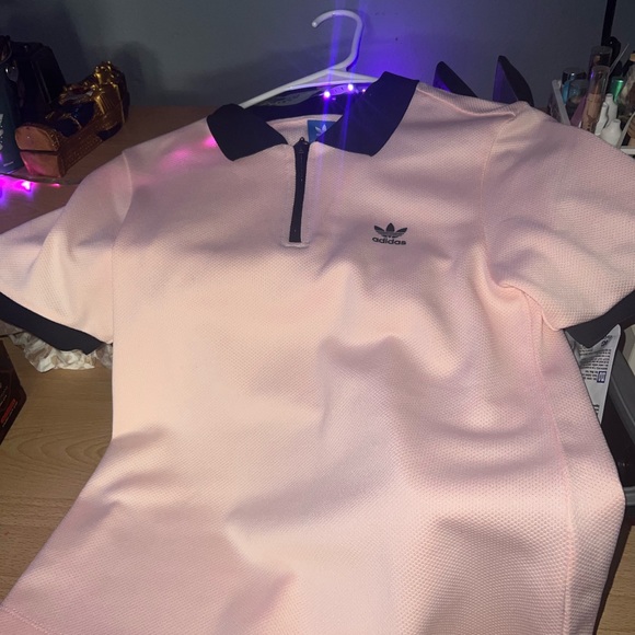 adidas zipper t-shirt like new - Picture 2 of 4